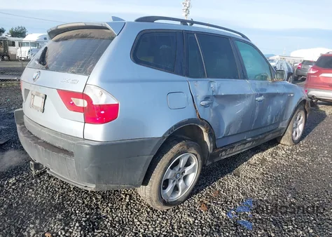 2005 BMW X3 3.0I z USA, uszkodzony, nr VIN WBXPA934X5WD22380
